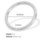 Bracciale in argento medio SZ95 Immagine3
